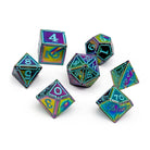 Ironworks - Skyborn 7 Piece RPG set Alloy Dice - NOR 00401