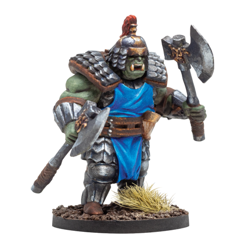 Kaddik - Orc Heavy Armored 28mm Miniature by Adventurers & Adversaries