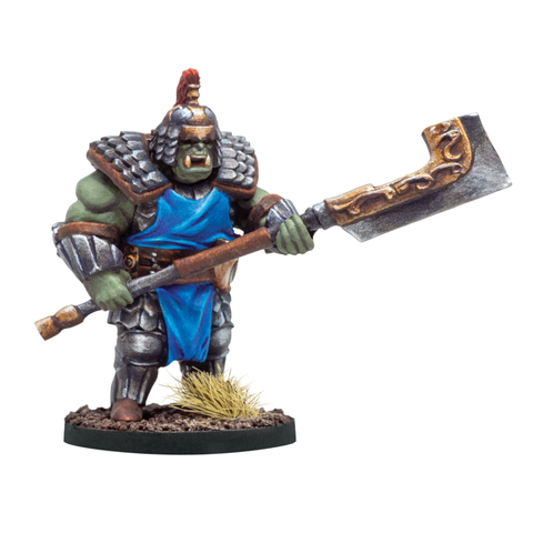 Kaddik - Orc Heavy Armored 28mm Miniature by Adventurers & Adversaries