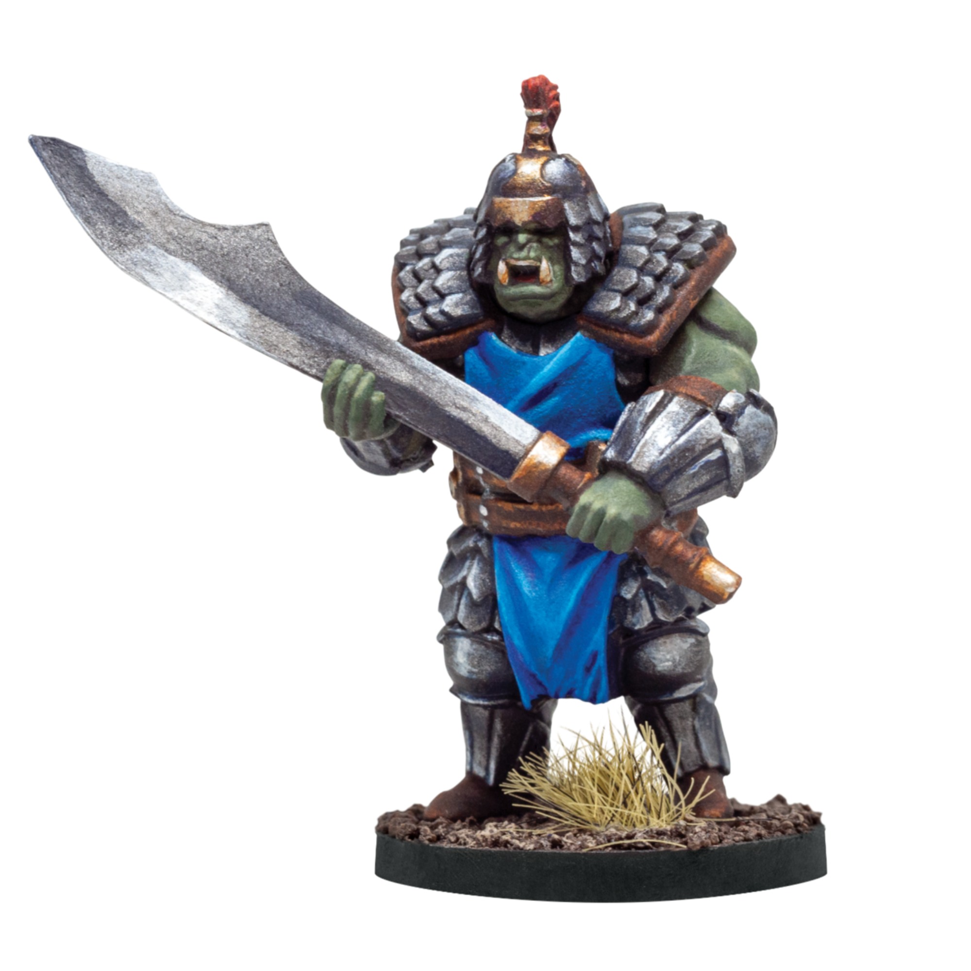 Kaddik - Orc Heavy Armored 28mm Miniature by Adventurers & Adversaries - A&A 0018