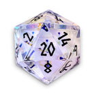 K9 Rainbow Glass - Single D20 Glass Dice - NOR 01627_Parent