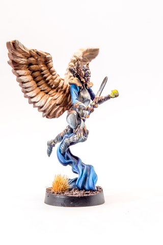 Laila - Angelkin Female Heavy Miniature by Adventurers & Adversaries