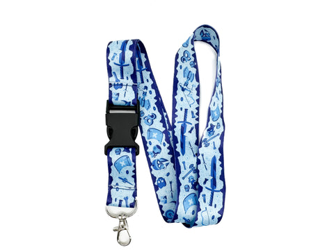 Ooze of Doom Lanyard - Blue