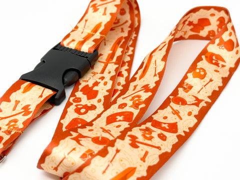 Ooze of Doom Lanyard - Orange