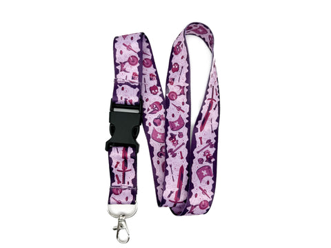 Ooze of Doom Lanyard - Purple