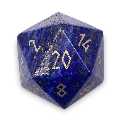 Lapis Lazuli - Boulder® 30mm Gemstone Dice