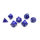 Lapis Pyrite - 7 Piece RPG Set TruStone Dice-Gemstone Dice-Norse Foundry-Dungeons and Dragons Dice-Gem Dice-DND Dice-Gaming Dice