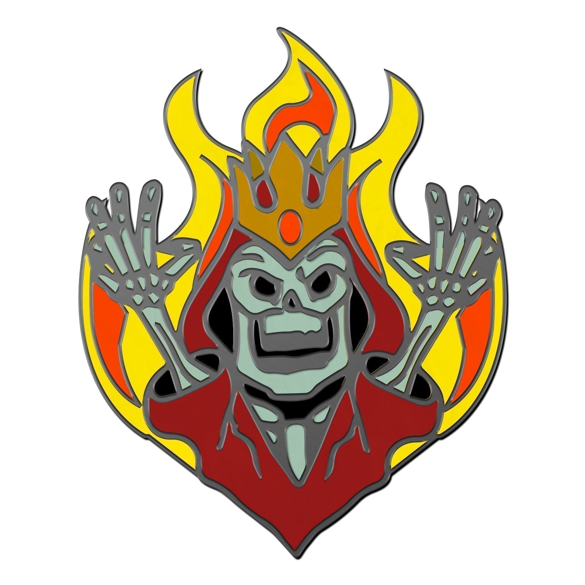 Lich - Hard Enamel Adventure Dice Pin Metal by Norse Foundry-Enamel Pins-Norse Foundry-D&D Enamel Pin-DND Pin-Dungeons and Dragons Enamel Pin