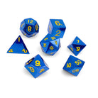 Lightning Bolt - 7 Piece Metal Dice Set - NOR 0006