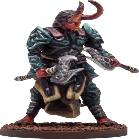 Melech - Demonkin Heavy Armored 28mm Miniature by Adventurers & Adversaries