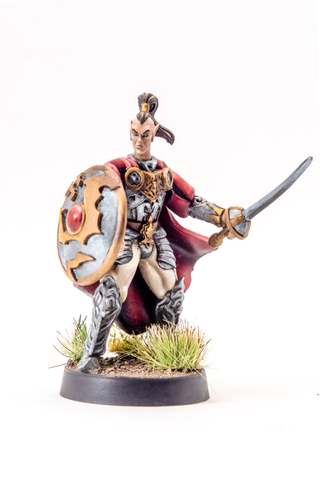 Gucen - Elf Male Heavy Miniature by Adventurers & Adversaries