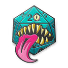 Mimic Die - Hard Enamel Adventure Dice Pin Metal by Norse Foundry-Enamel Pins-Norse Foundry-D&D Enamel Pin-DND Pin-Dungeons and Dragons Enamel Pin