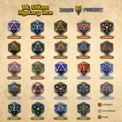 Mystery Dice 1st Edition-Norse Foundry-mystery d20-d20-dice-dungeons and dragons-dnd-dungeons & dragons