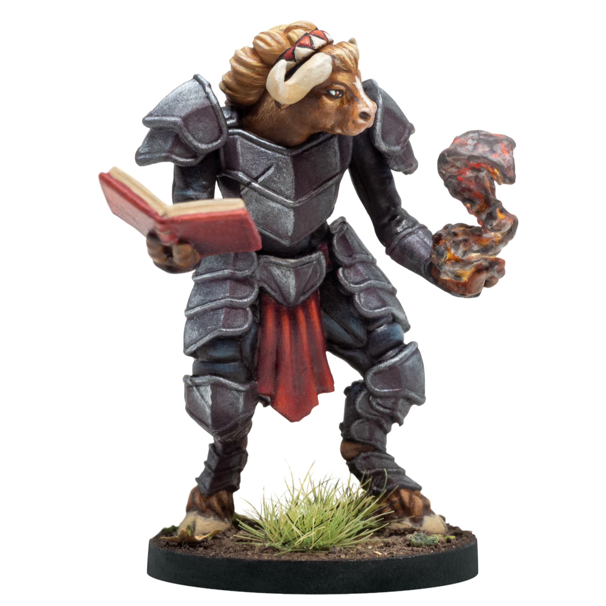 Ngarla - Minotaur Heavy Armored 28mm Miniature By Adventurers & Adversaries - A&A 0030