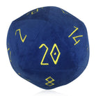 Noble Blue Plushie Boulder ® 170mm D20 Plush Soft Dice - NOR 03104