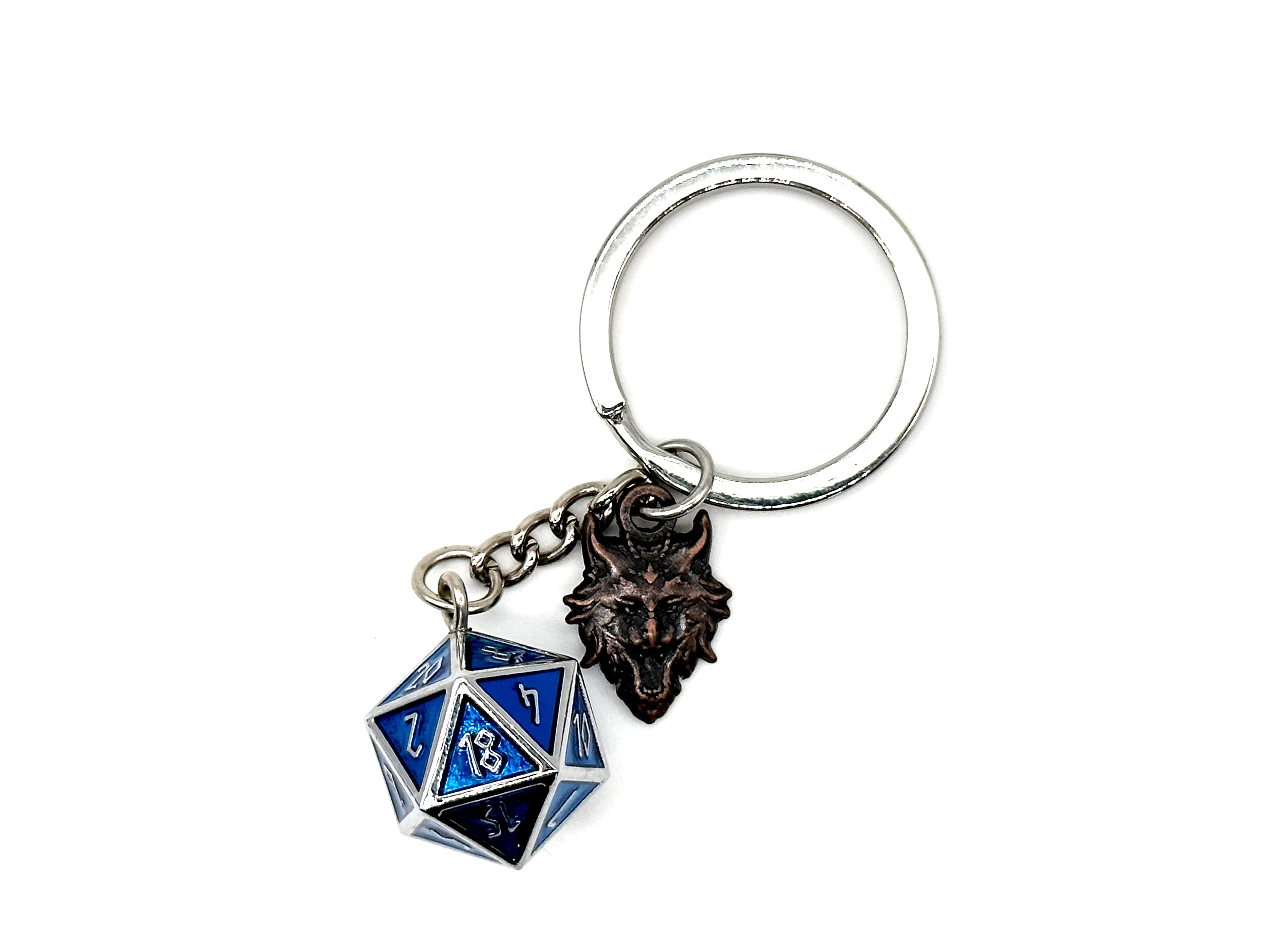 Norse D20 Keychains - Blue - NOR 03712