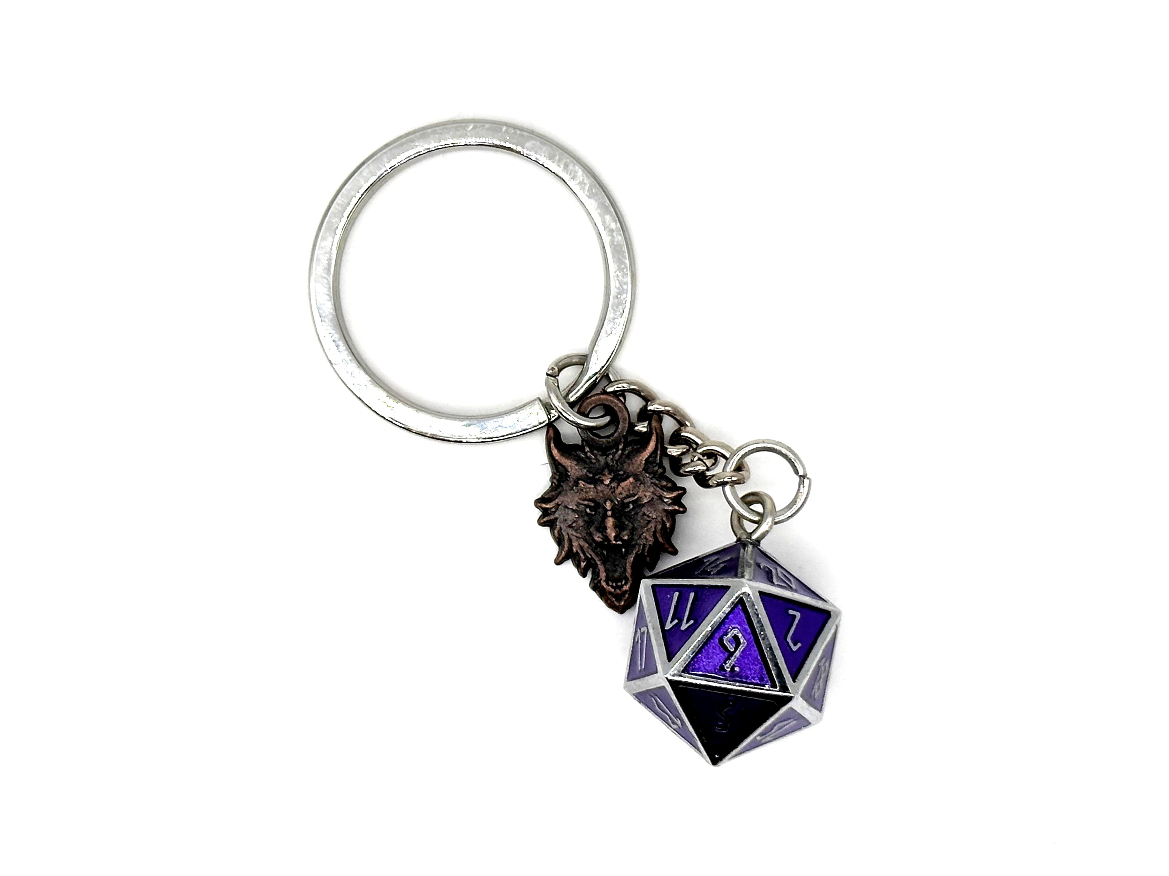 Norse D20 Keychains - Purple - NOR 03711