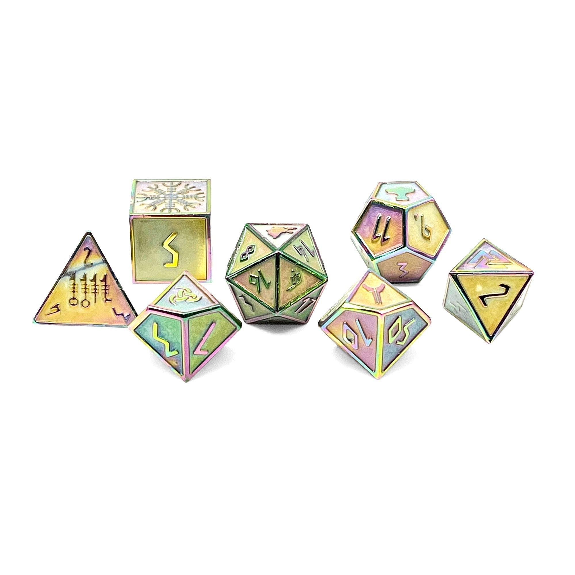 Yggdrasil - Norse Themed Metal Dice Set - NOR 00118
