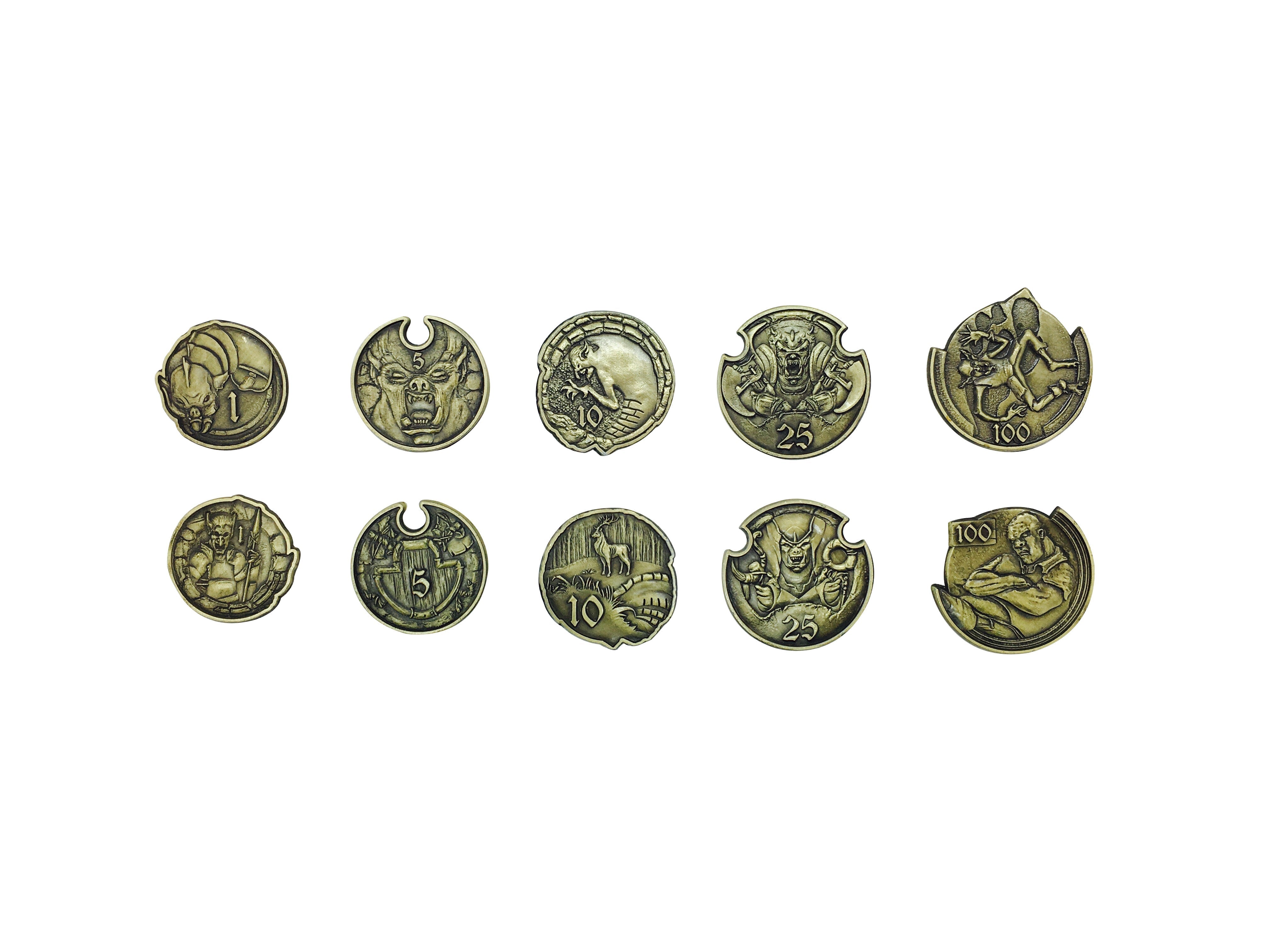 Adventure Coins – Orc and Goblins Metal Coins Set of 10 - NOR 03446_Parent