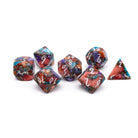 Multi Colored Calcite - 7 Piece RPG Set TruStone Dice - NOR 01435