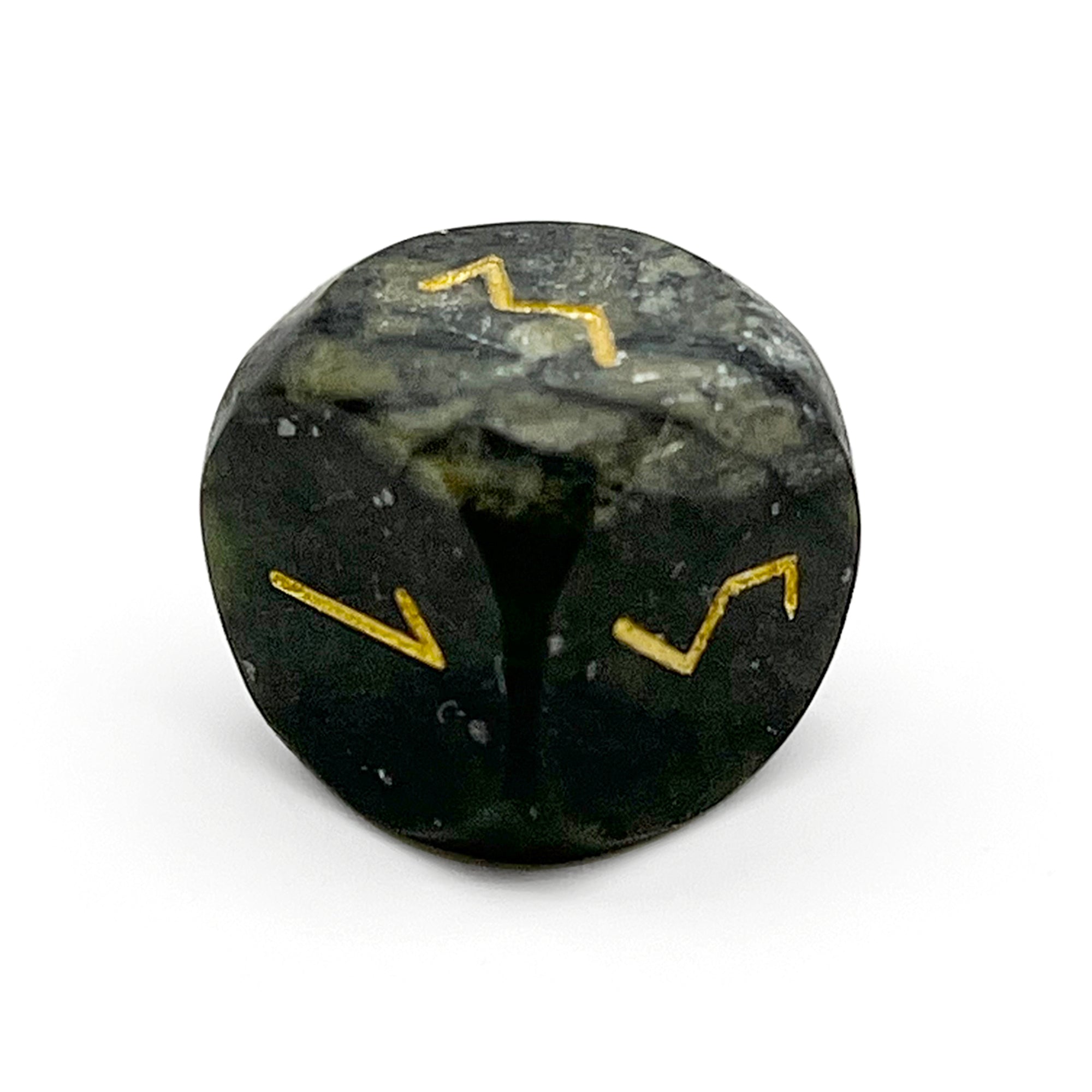 Dark Jade - Single D6 TruStone Dice - NOR 01127