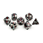 Black Variscite Opal- 7 Piece RPG Set TruStone Dice - NOR 01081