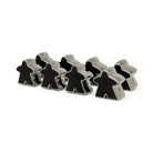 8 Pack of Black Enamel Meeples by Norse Foundry - NOR 03473