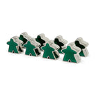 8 Pack of Green Enamel Meeples by Norse Foundry - NOR 03475