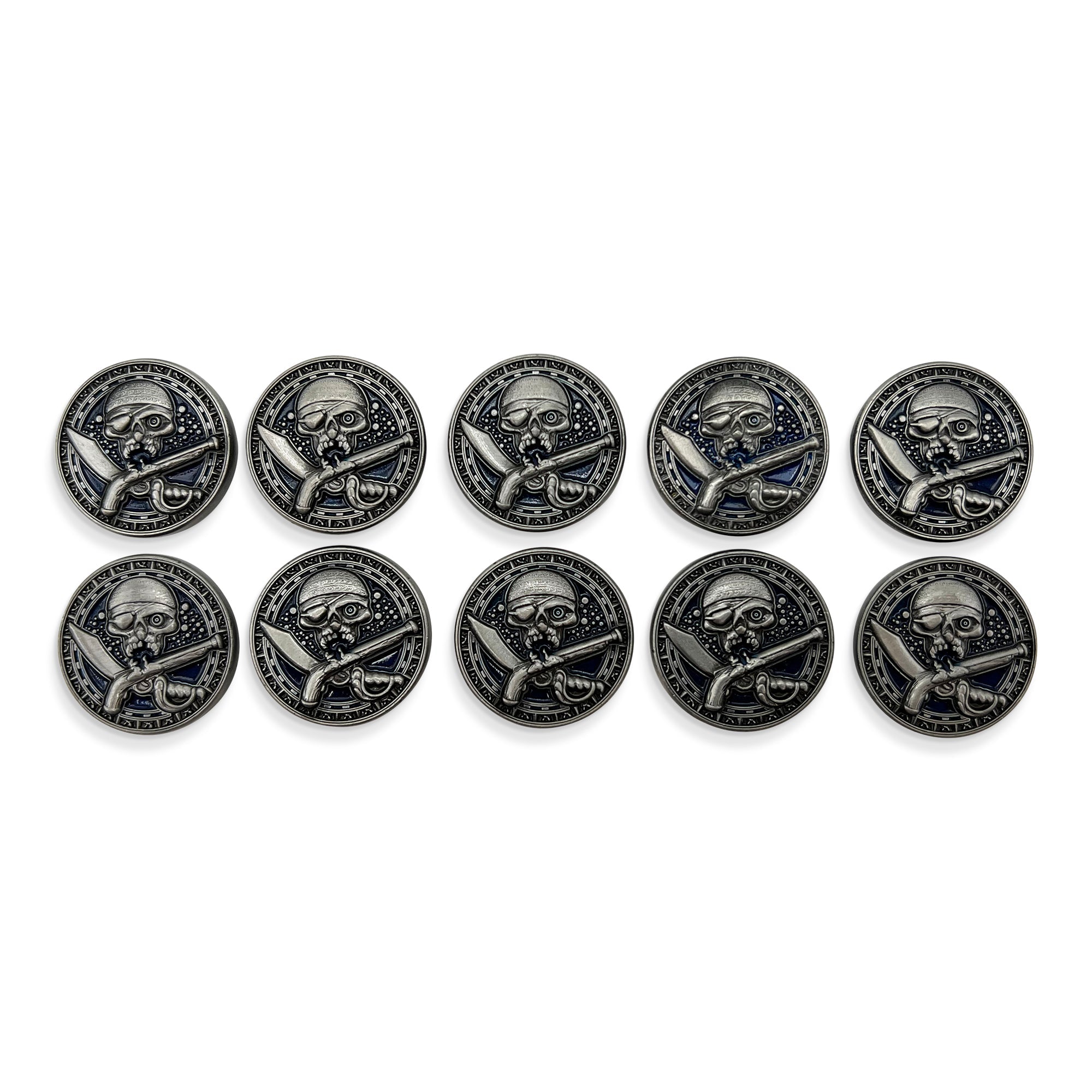 Profession Coins - Swashbuckler Metal Coins Set of 10 - NOR 03417