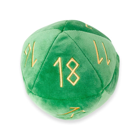 Goblin Horde - Green Plushie Boulder ® 170mm D20 Plush Soft Dice