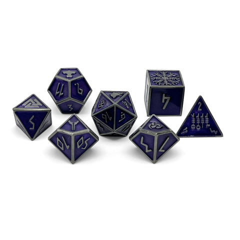 Doppelgänger - Norse Themed Metal Dice Set