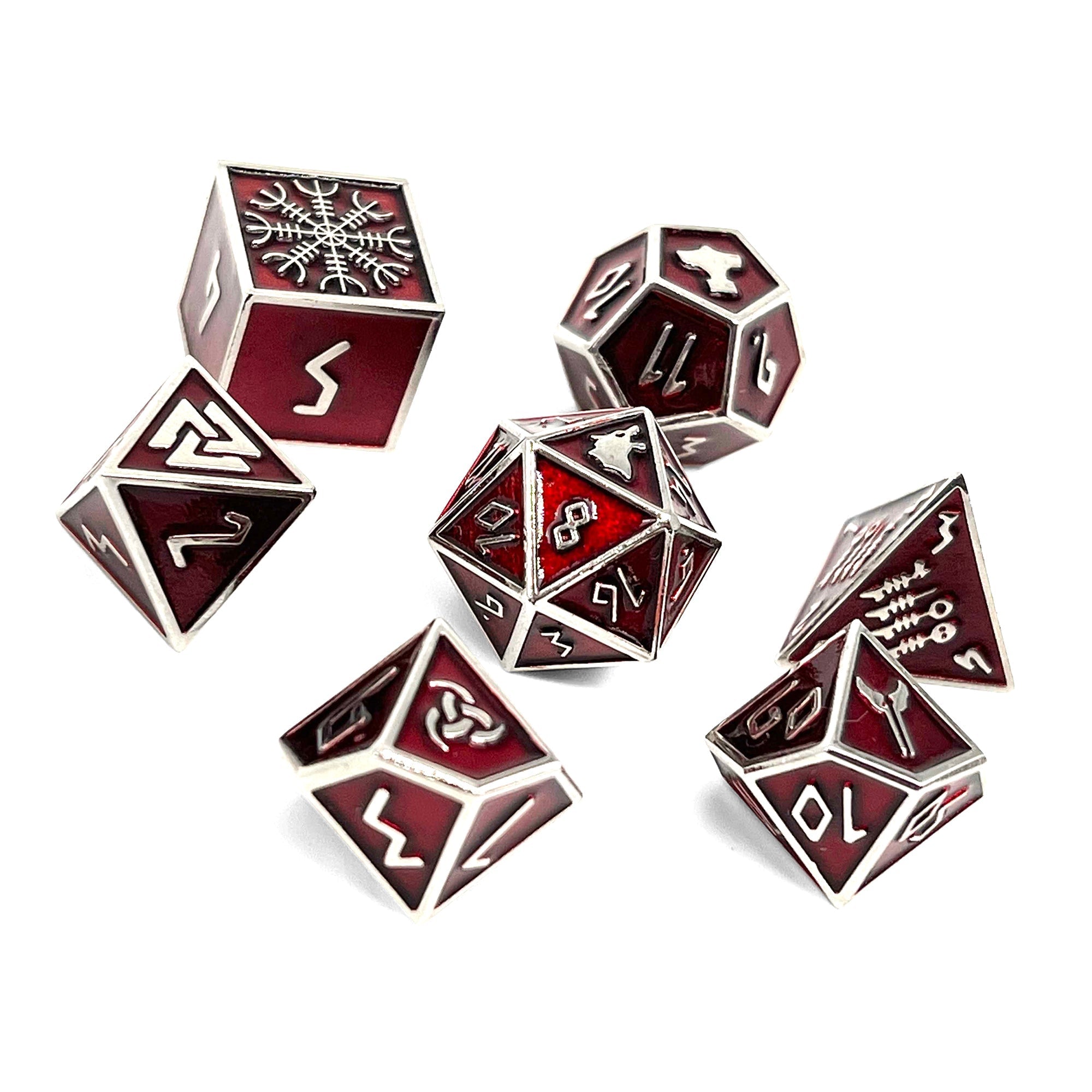 Vampire Blood - Norse Themed Metal Dice Set - NOR 00116