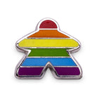 Rainbow Meeple Pin - NOR 03666