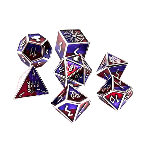 Geri - Norse Themed Metal Dice Set