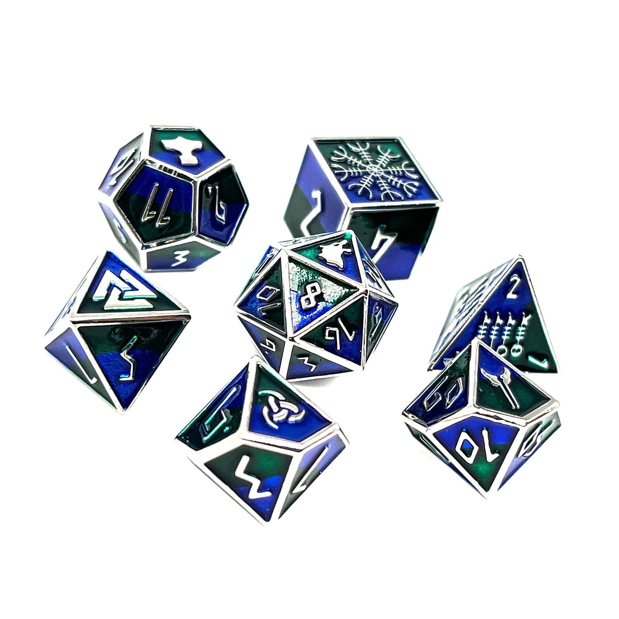 Freki - Norse Themed Metal Dice Set - NOR 00109