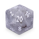 White Labradorite - Single D20 Gemstone Dice - NOR 01117_Parent