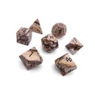 Picture Jasper - 7 Piece RPG Set Gemstone Dice-Gemstone Dice-Norse Foundry-Dungeons and Dragons Dice-Gem Dice-DND Dice-Gaming Dice