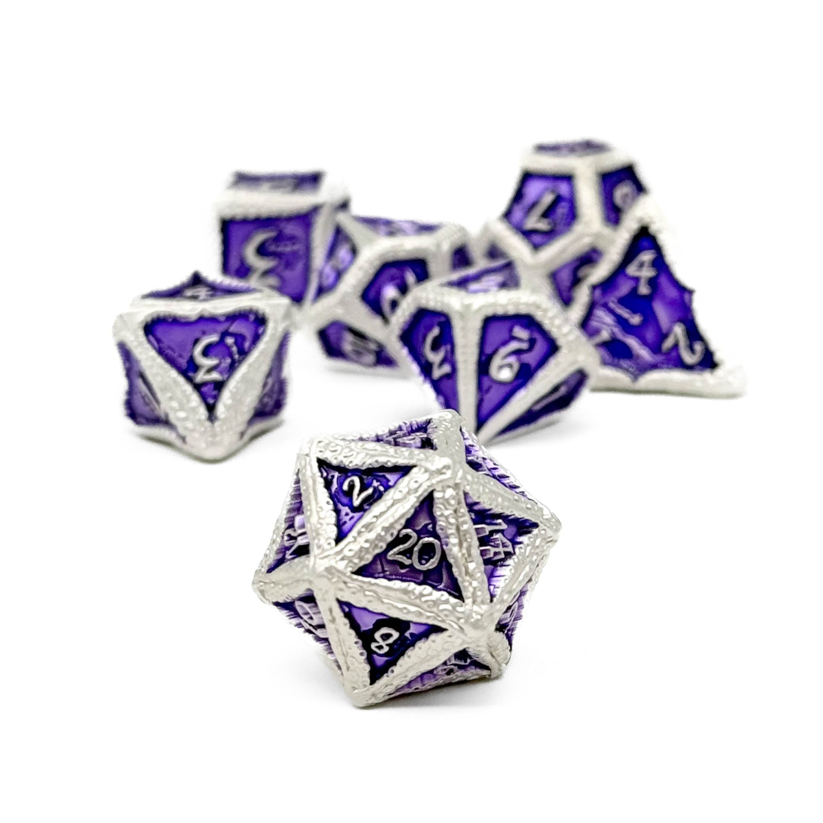 Pirate Dice - Parley 7 Piece RPG set Alloy Dice-Pirate Dice-Norse Foundry-Dungeons and Dragons-DND Dice-D20-Dice-DND