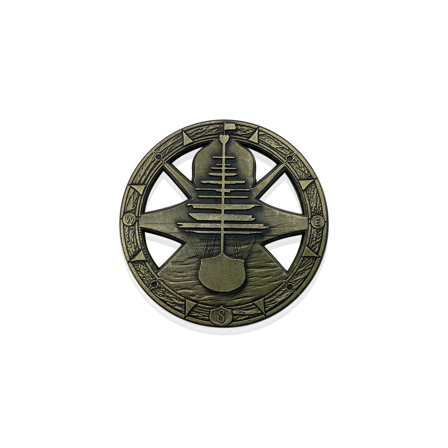 Pirate Compass Rose 50mm Metal - NOR 03472