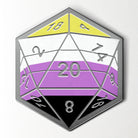 Pride Flag Pins-Enamel Pins-Norse Foundry-D&D Enamel Pin-DND Pin-Dungeons and Dragons Enamel Pin