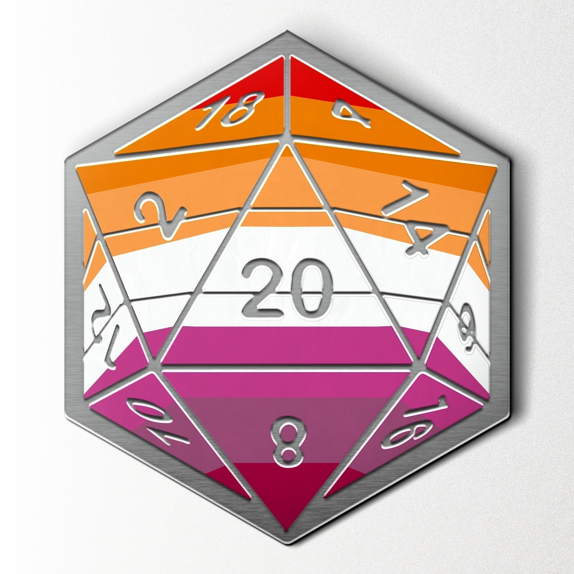 Pride Flag Pins-Enamel Pins-Norse Foundry-D&D Enamel Pin-DND Pin-Dungeons and Dragons Enamel Pin