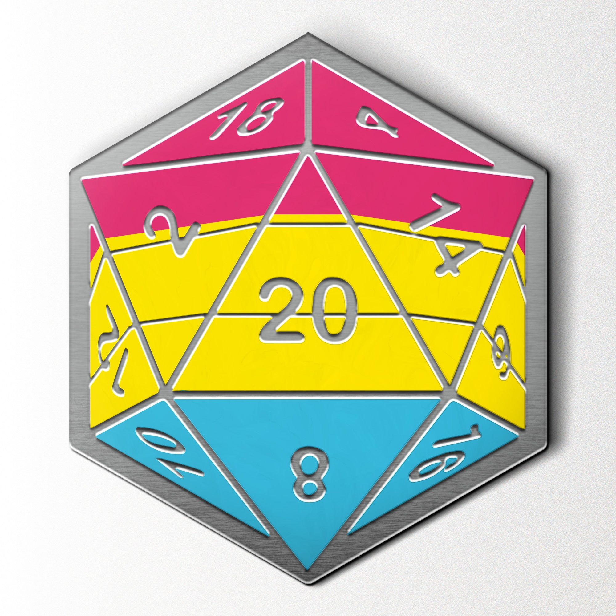 Pride Flag Pins-Enamel Pins-Norse Foundry-D&D Enamel Pin-DND Pin-Dungeons and Dragons Enamel Pin