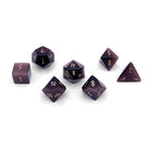 Purple Cats Eye - 7 Piece RPG Set Glass Dice - NOR 01506