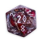 Pyrite Red Imperial Jasper - Single D20 TruStone Dice - NOR 01125