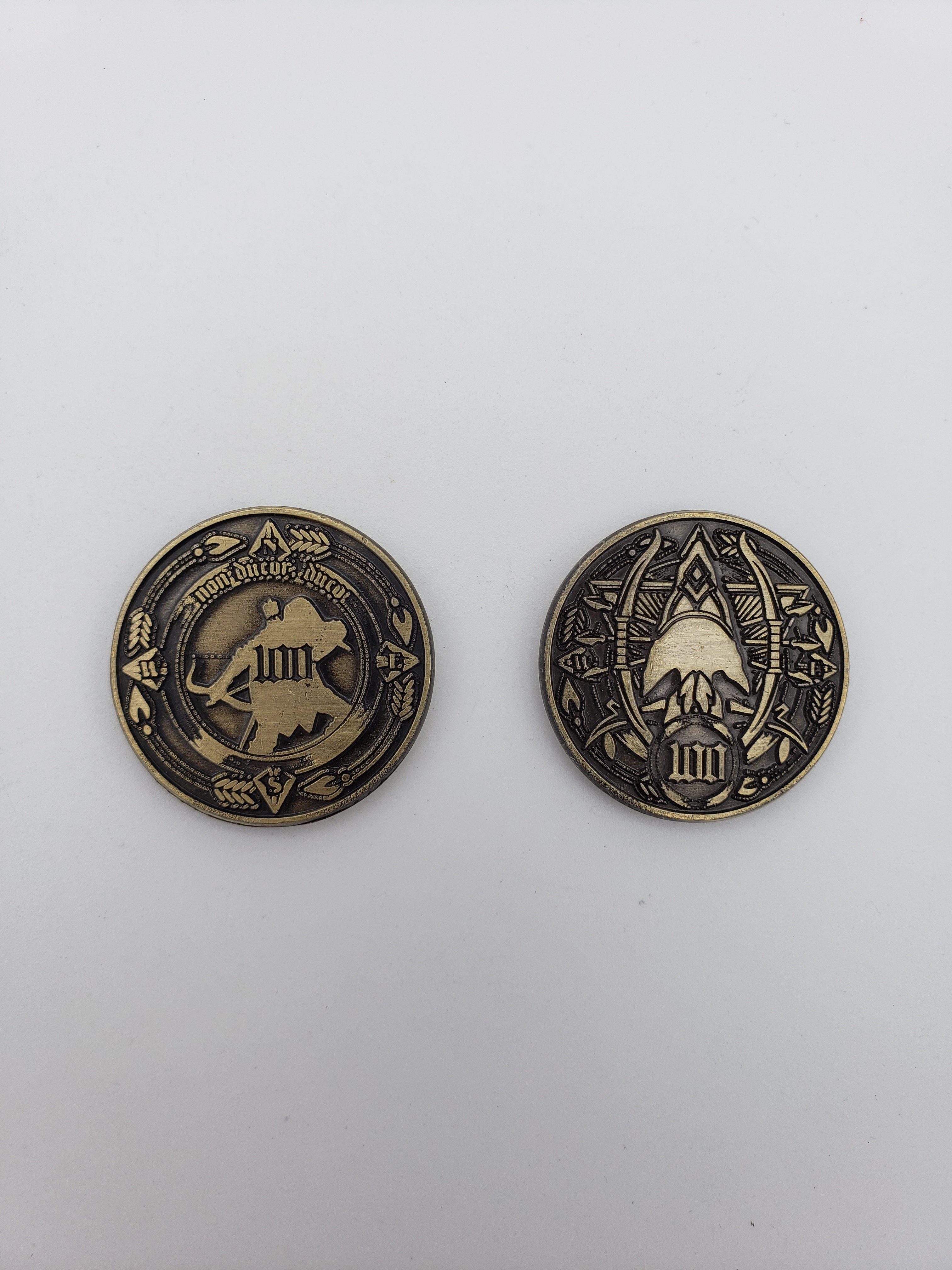 Adventure Coins - Ranger Metal Coins Set of 10-RPG Coins-Norse Foundry-Metal Coins-DND Coins-TTRPG Coins