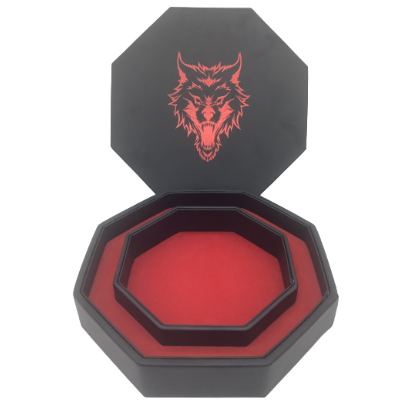 Red Fenrir Tray of Holding™ Dice Tray by Norse Foundry-Dice Tray-Norse Foundry-DND Dice Tray-D&D Dice Tray-D&D Accessories