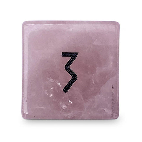 Rose Quartz - Single D6 Gemstone Dice