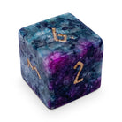 Ruby Zoisite - Single D6 Gemstone Dice - NOR 01168