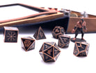 Rust Monster Norse Themed Metal Dice Set -Metal Dice-Norse Foundry-Dungeons and Dragons-DND Dice-D20-Dice-DND