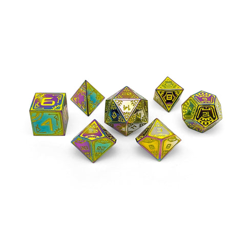 Solar Flare - Space Dice 7 Piece RPG Set